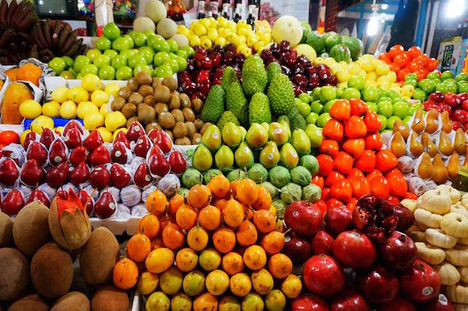 Frutas y verduras de México
