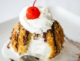 helado frito