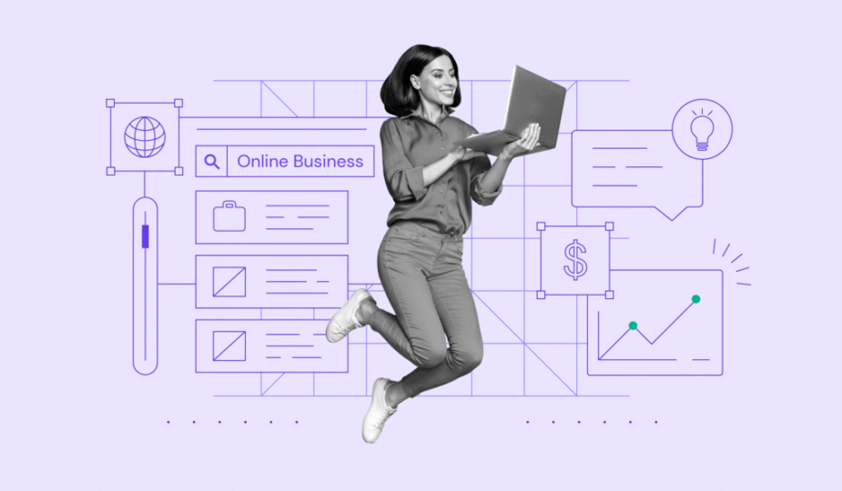 mujer con una computadora