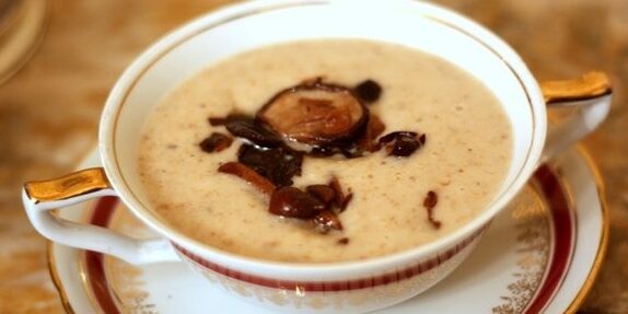 crema de hongos